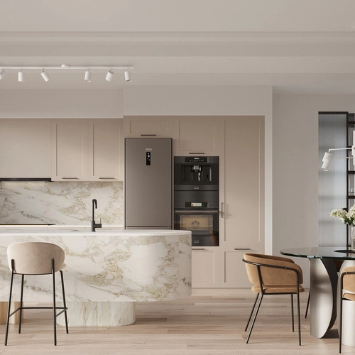 Nowoczesny biały żyrandol LEMMI 6 metalowy do salonu i jadalni SOLLUX LIGHTING