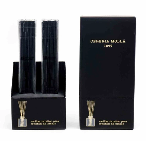 Zestaw 12 patyczków do dyfuzorów, czarny