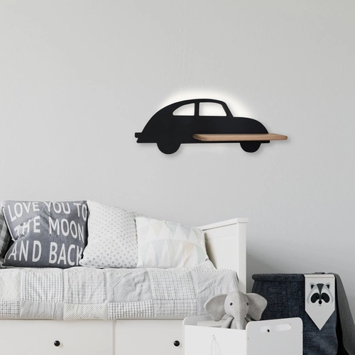 Kinkiet Car lampa 5W LED 4000K wp iq kids czarny