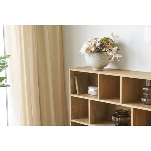 House Nordic doniczka ceramiczna szara okrągła dekoracyjna do salonu