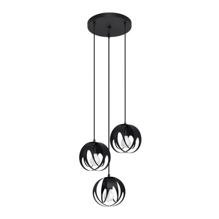 Lampa wisząca TULOS 3P czarna