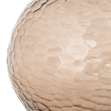 Wazon szklany Alric brązowy 33 cm dekoracyjny na kwiaty nowoczesny Atmosphera