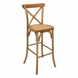 Hoker drewniany Isak Atmosphera z oparciem do kuchni i jadalni skandynawski dębowy