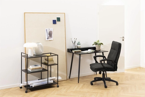 Metalowy wózek barowy na kółkach Newcastle Actona industrialny do kuchni i salonu 78 cm