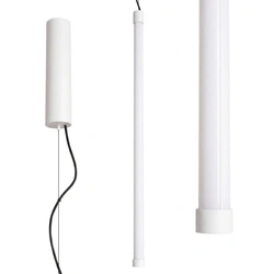 Lampa wisząca TRANG 75 biała LED nad wyspę regulowana nowoczesna