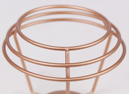 Plafon sufitowy Neria czarny metalowy z miedzianym kloszem do salonu nowoczesny 36 cm