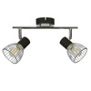 Lampa sufitowa Modo listwa 2x40W E14  czarny+chrom