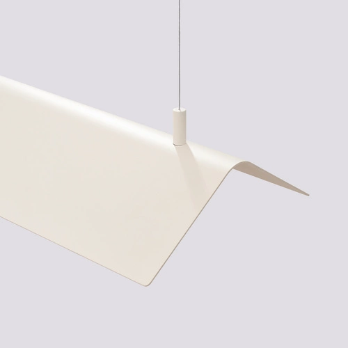 Lampa wisząca LED ELVA beżowa nowoczesna regulowana do salonu i jadalni nad stół