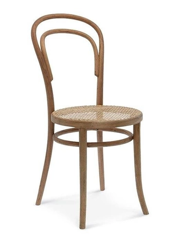 Krzesło drewniane Fameg 14 do jadalni i salonu retro, plecionka, personalizowane