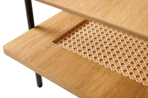 Stolik kawowy Pensacola prostokątny dębowy 55x110 nowoczesny do salonu