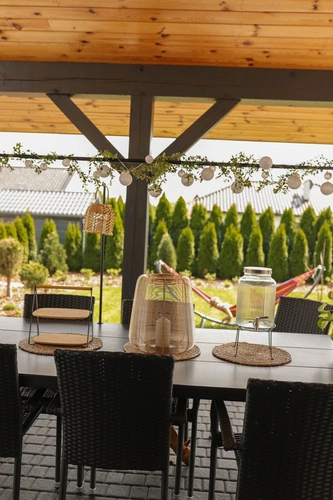 Cotton balls girlanda świetlna Atmosphera retro multikolorowa LED 20 kul do wnętrz 340 cm na prąd