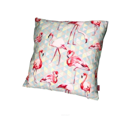 Poduszka dekoracyjna welurowa Laguna do salonu i sypialni antyalergiczna multikolor 40x40