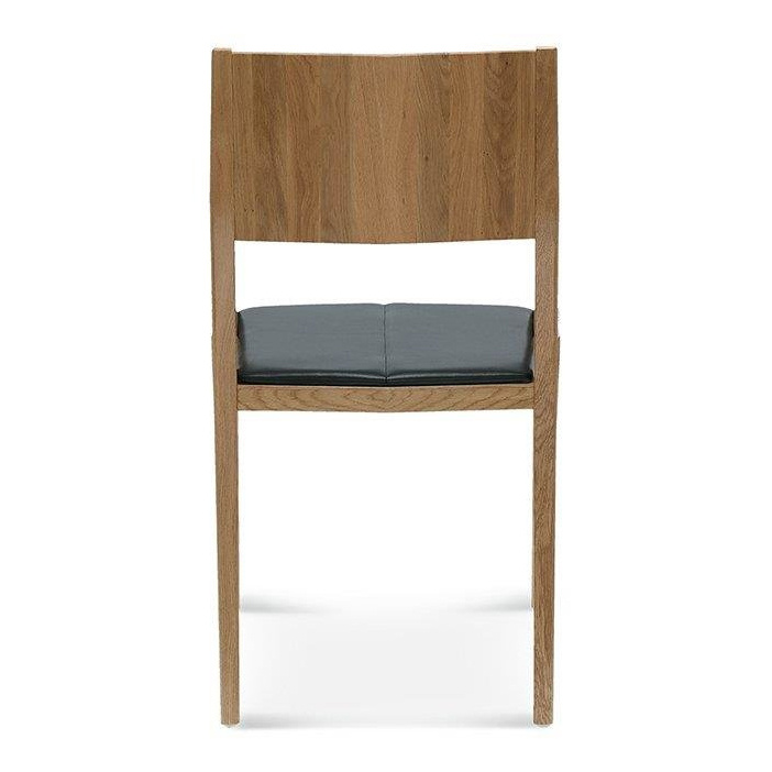 Krzesło drewniane Arcos Fameg do jadalni nowoczesne z podłokietnikami personalizowane