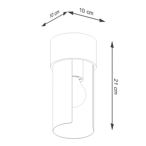 Plafon sufitowy FLASH biały minimalistyczny metalowy do salonu i sypialni regulowany