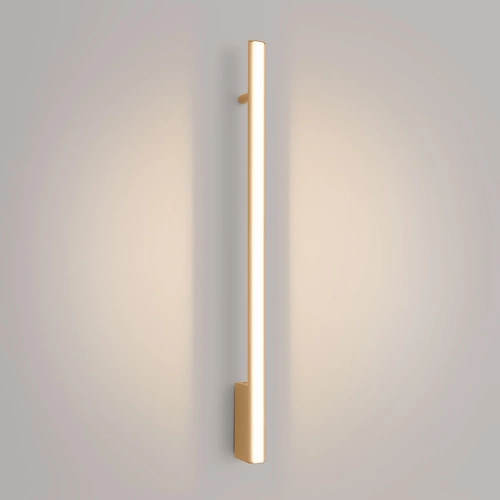 Kinkiet ścienny LED LAGOM 90 złoty nowoczesny aluminium do salonu i sypialni Thoro