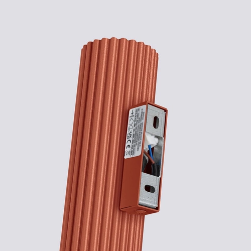 Kinkiet ścienny KARBON 30 czerwony minimalistyczny z ruchomym kloszem do salonu i sypialni SOLLUX