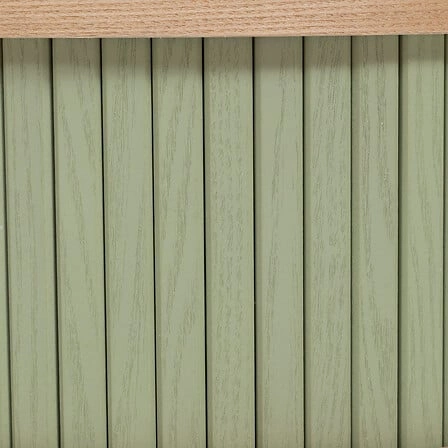 Szafka nocna 40 cm Nysos boho zielona szałwia z półką Atmosphera styl skandynawski rustykalny