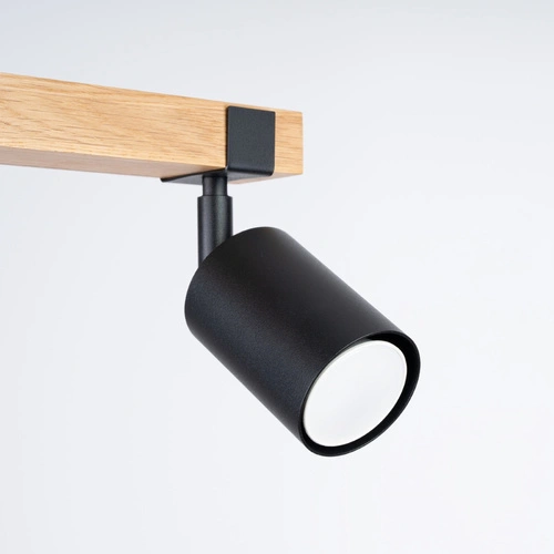 Plafon sufitowy FAGER 2 czarny skandynawski regulowany do salonu i sypialni LED GU10