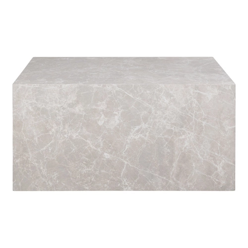 Stolik kawowy Prague szary marmur 60x80 cm nowoczesny prostokątny do salonu Intesi