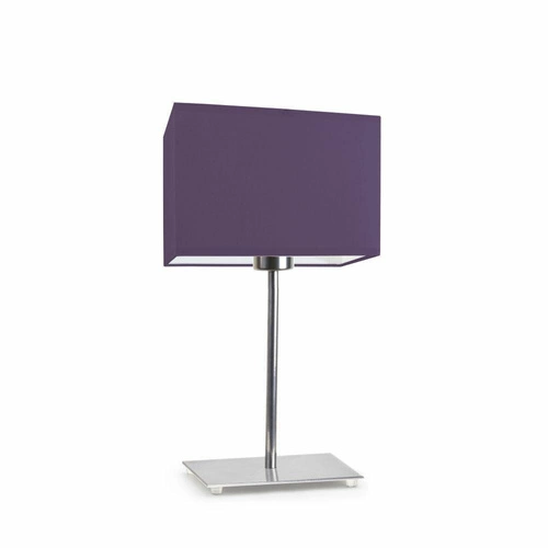 Lampka AMALFI abażur fioletowy stelaż chrom