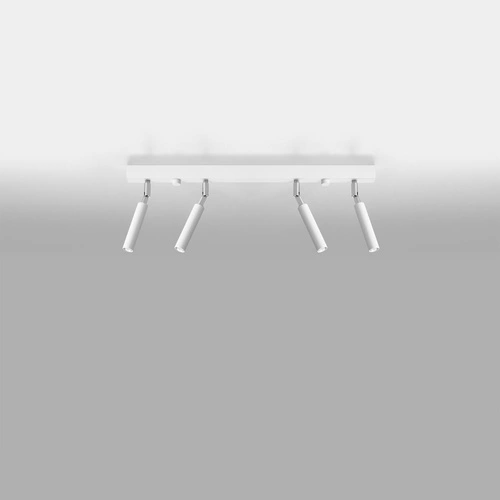 Plafon sufitowy biały EYETECH 4 Sollux nowoczesny metalowy do kuchni i salonu