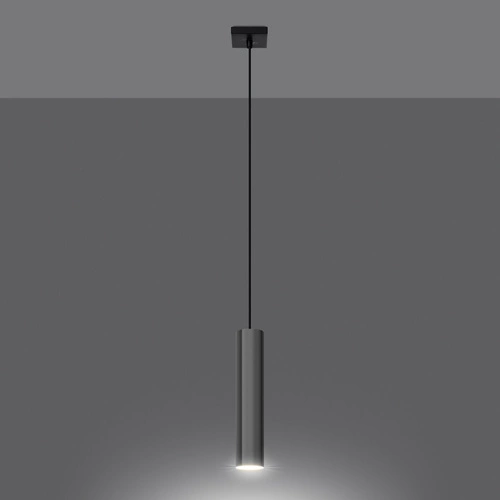 Lampa wisząca metalowa Lagos 1 chrom nowoczesna regulowana do salonu i jadalni 100 cm