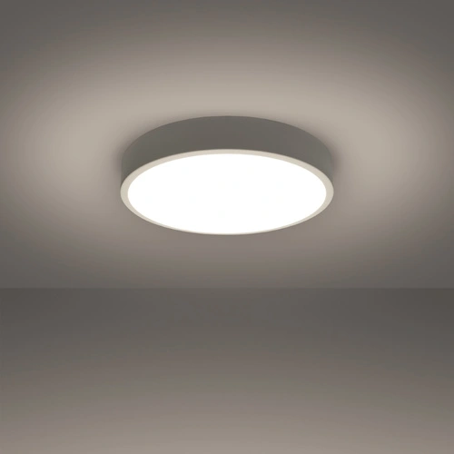 Plafon sufitowy LED ONYX 40 biały okrągły nowoczesny do salonu i sypialni 3000K