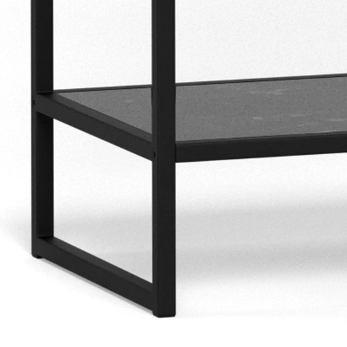 Regał loftowy Strington czarny metalowy na książki 120 cm Actona