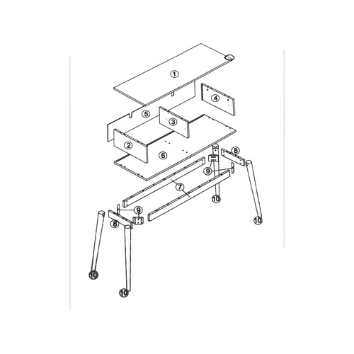 Konsola Klaus naturalna outlet