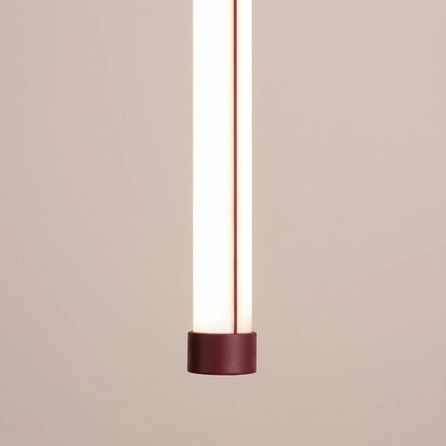Lampa wisząca TRANG burgund LED regulowana nad wyspę do kuchni