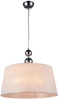 Lampa wisząca Clara 45 1x60W E27 chrom  / biały