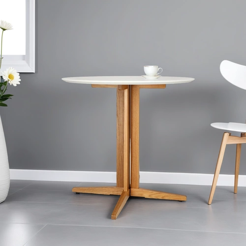 Stół Mauro 80cm dąb naturalny