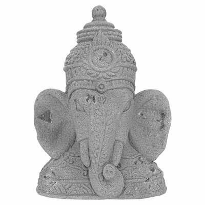 Figurka dekoracyjna Głowa Ganesh 36cm Atmosphera do salonu lub sypialni szara