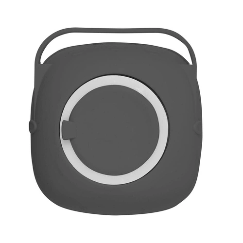 Szczotka do naczyń z pojemnikiem na płyn szara Intesi nowoczesna do kuchni