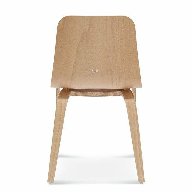 Krzesło drewniane do jadalni Hips Fameg nowoczesne personalizowane dąb premium 80 cm