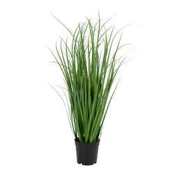 Sztuczna trawa w czarnej donicy 68cm