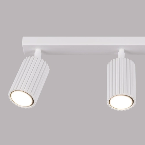 Plafon sufitowy biały KARBON 3L SOLLUX LIGHTING do salonu minimalistyczny aluminiowy regulowany