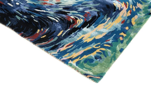 Dywan Flores Blue 160 x 230 cm Handmade