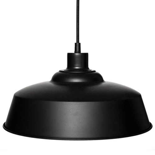 Lampa sufitowa wisząca Ezio czarna metalowa regulowana do salonu kuchni lub nad stół