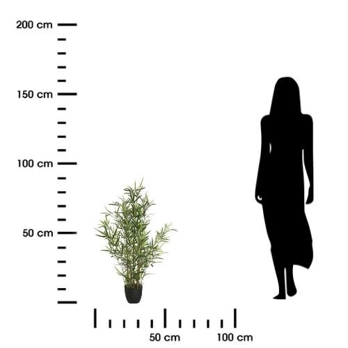 Sztuczna roślina bambus 90cm w donicy