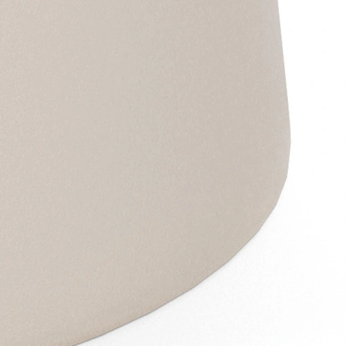 Stolik kawowy Santorini 70 okrągły beżowy ceramiczny do salonu