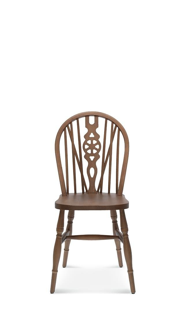 Krzesło drewniane Fameg Windsor do jadalni lub kuchni, personalizowane, styl skandynawski