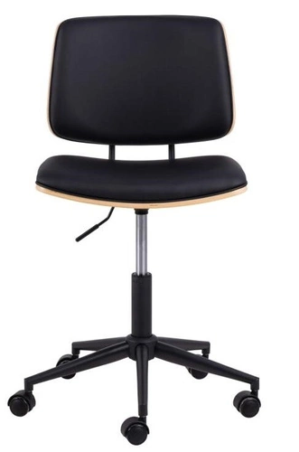 Fotel biurowy ergonomiczny Owen czarny obrotowy z regulacją wysokości do biurka