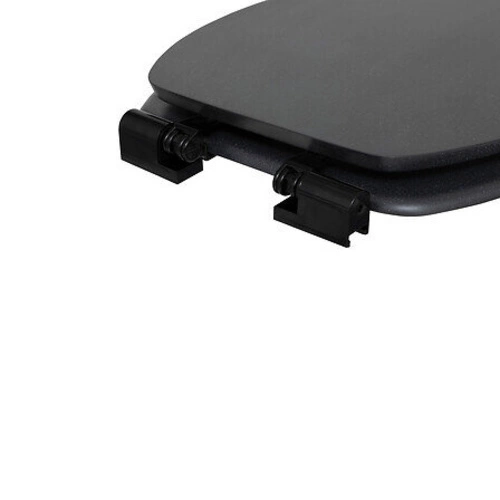 Deska sedesowa Onyx czarna wolnoopadająca z duroplastu do toalety nowoczesna