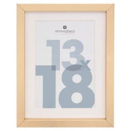 Ramka na zdjęcia 13x18 złota Manu Atmosphera nowoczesna na ścianę lub biurko