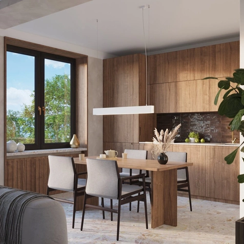 Nowoczesna lampa wisząca SPARK biała regulowana do salonu, kuchni lub nad wyspę 100 cm