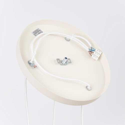 Lampa wisząca loftowa ESTRIA 3P beżowa nad stół do kuchni i jadalni 30 cm