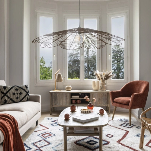 Szafka RTV drewniana Banila Atmosphera 150 cm do salonu rustykalna akacja stojąca