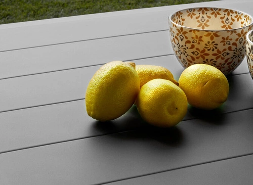 Stół rozkładany do ogrodu i jadalni Per3 SCAB Design nowoczesny antracytowy 170–220 cm