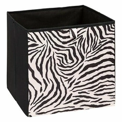 Pudełko do regału Poly zebra 31x31x31cm